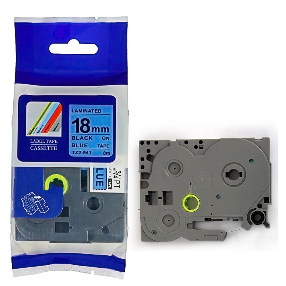 Cinta Azul (18mm x 8m) TZ2-541 Compatible para Brother – Cartucho Standard