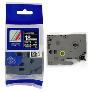 Cinta Negra (18mm x 8m) TZ2-345 Compatible para Brother
