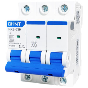 3p-10ka-chint.jpg 3x10 10kA Interruptor Termomagnético NXB-63H Chint