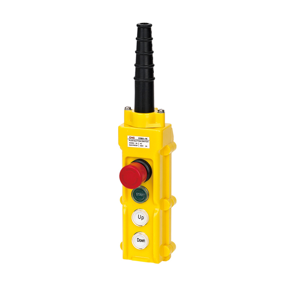 Tecle De Mando NP3-1K 2 Pulsadores + Hongo CNC – CNC