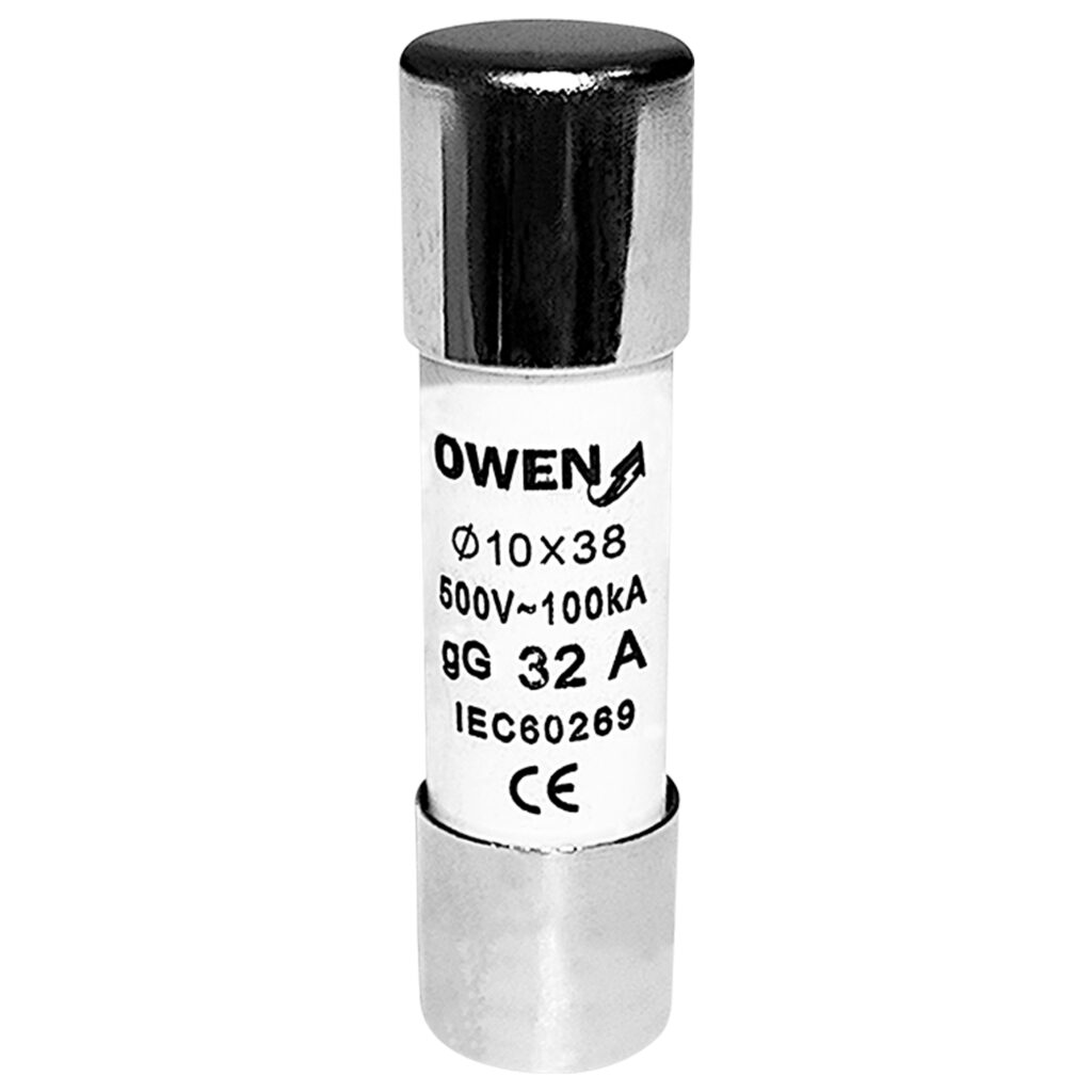 Fusible De Loza 32A 10×38 Owen – Portafusibles y Fusibles