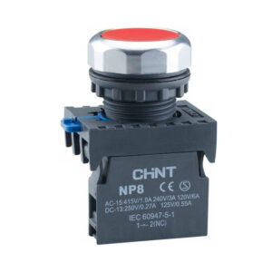 Pulsador Rojo NP8-01BN4 Plastico 1nc Chint