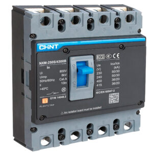 4P 200A Interruptor De Fuerza Fijo NXM-250S/4300B Negro Chint