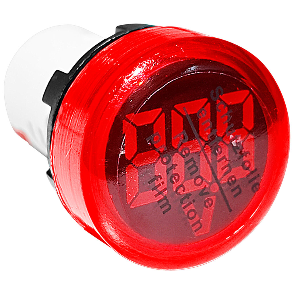 ED16-22VDR Piloto Indicador de Voltaje DC 9-36V , AC65-480V ,50/60HZ 22MM Circular Rojo Owen – A