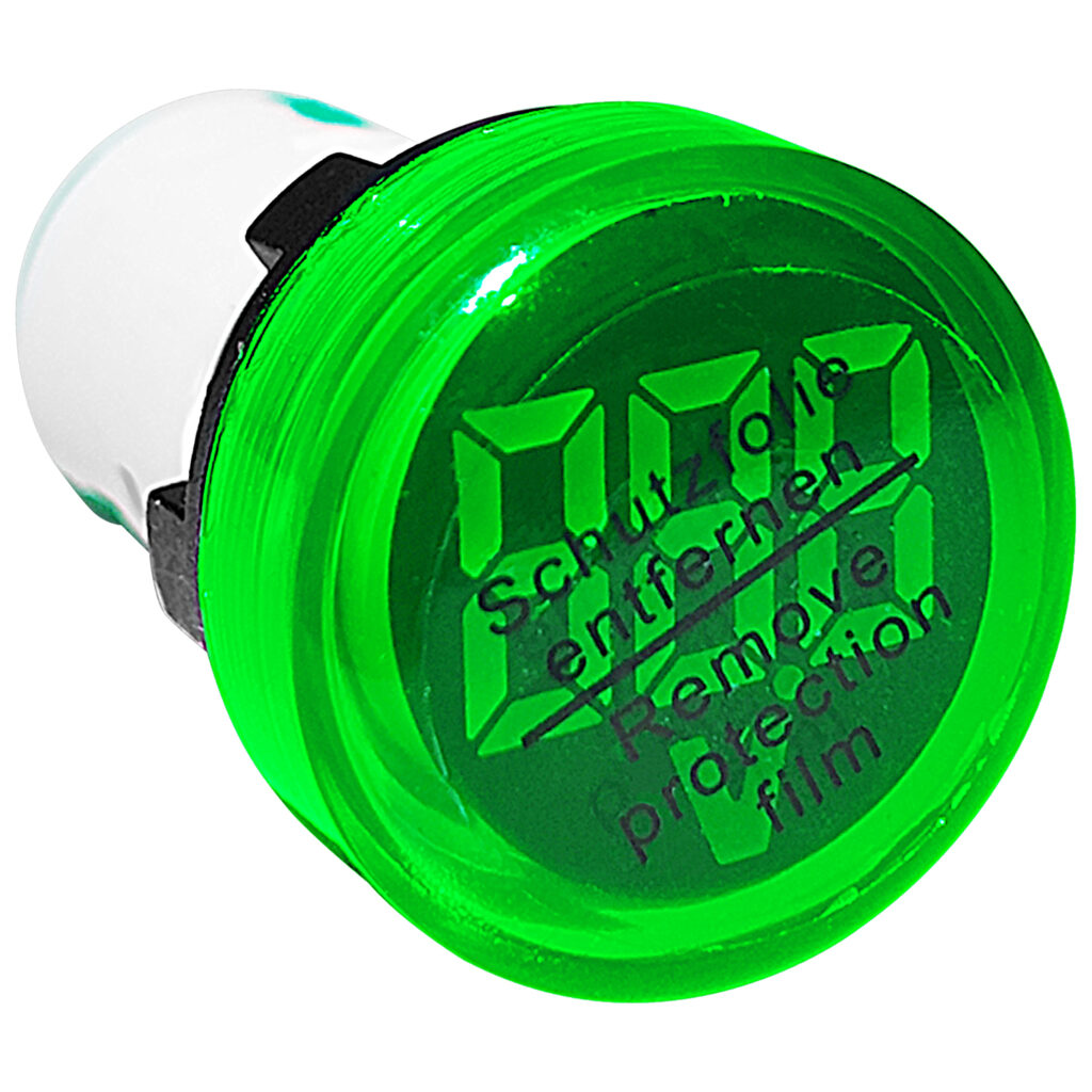 ED16-22VDV Piloto Indicador de Voltaje DC 9-36V , AC65-480V ,50/60HZ 22MM Circular Verde Owen – A