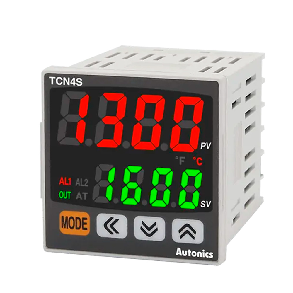 Controlador De Temperatura Digital 48×48 mm 2 Display TCN4S-24R Autonics – Controlador De Tempe