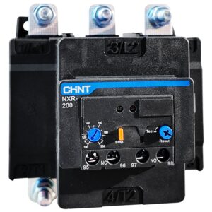 NXR-200 "80A-160A" Relé Térmico Negro Para Contactor NC2-115 Hasta NC2-225 Chint