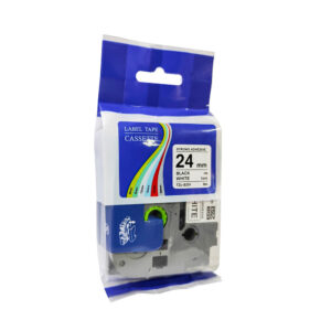 cinta-24-blanco.jpg Cinta Adhesiva Extra Fuerte Blanco (24mm x 8m) TZ2-S251 Compatible para Brother