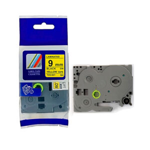 Cinta Amarillo (9mm x 8m) TZ2-S621 Extra Fuerte Compatible para Brother