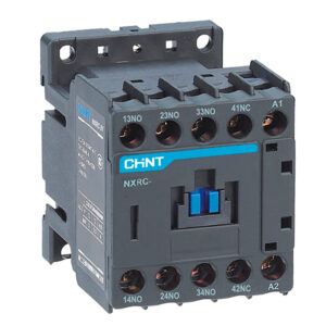 conta-auxiliar.jpg Contactor Auxiliar Negro NXRC-22 2NA+2NC 220VAC Chint