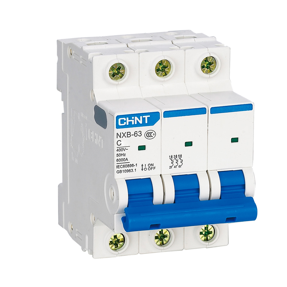 3×32 Interruptor Termomagnetico NXB-63 6Ka Curva C Chint – Descuentos