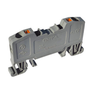 onka-opk.jpg OPK 2.5 mm² Bornera Gris A Presión - PUSH IN - Riel Din Onka