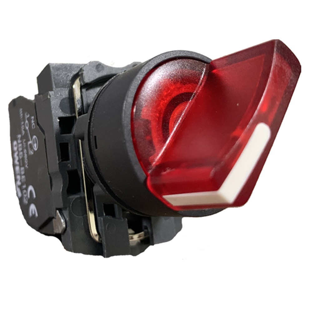 Selector Owen 0-1 Con Led Rojo 110-220VAC NB5-AK24M2 – Selector De Mando