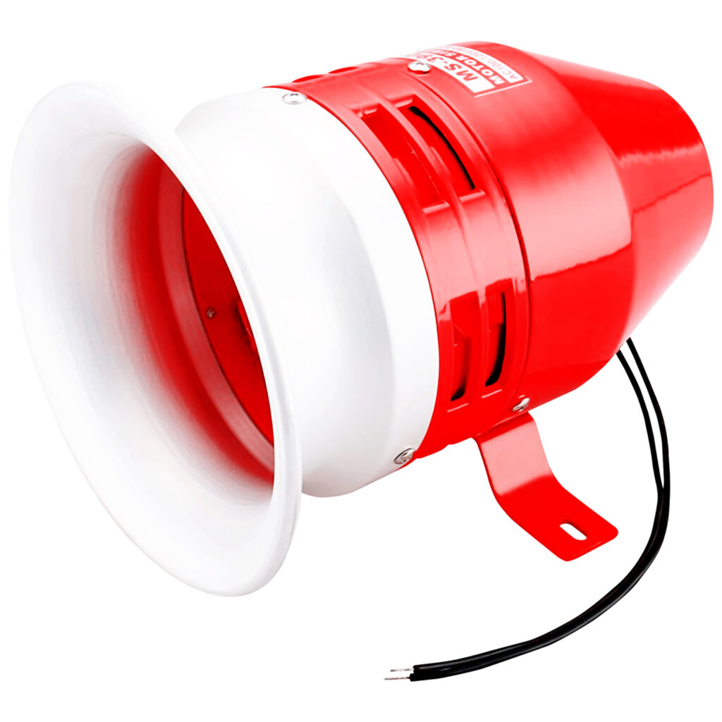 Sirena Roja Plateada MS-390 CNC – Sirenas