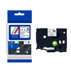 termo-18-blanco.jpg Cinta Blanco Termocontraible (18mm x 1.5m) HS2-241 Compatible para Brother