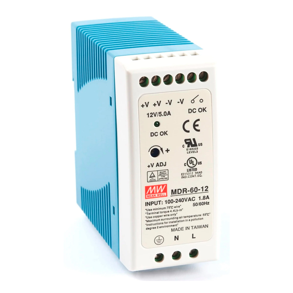 thumbnail image 2 of Mean Well NPF-60-12 LED Power Supply – 60W 12V 5A, IP67, 90-305VAC, Constant Voltage/Current 2 of 5
