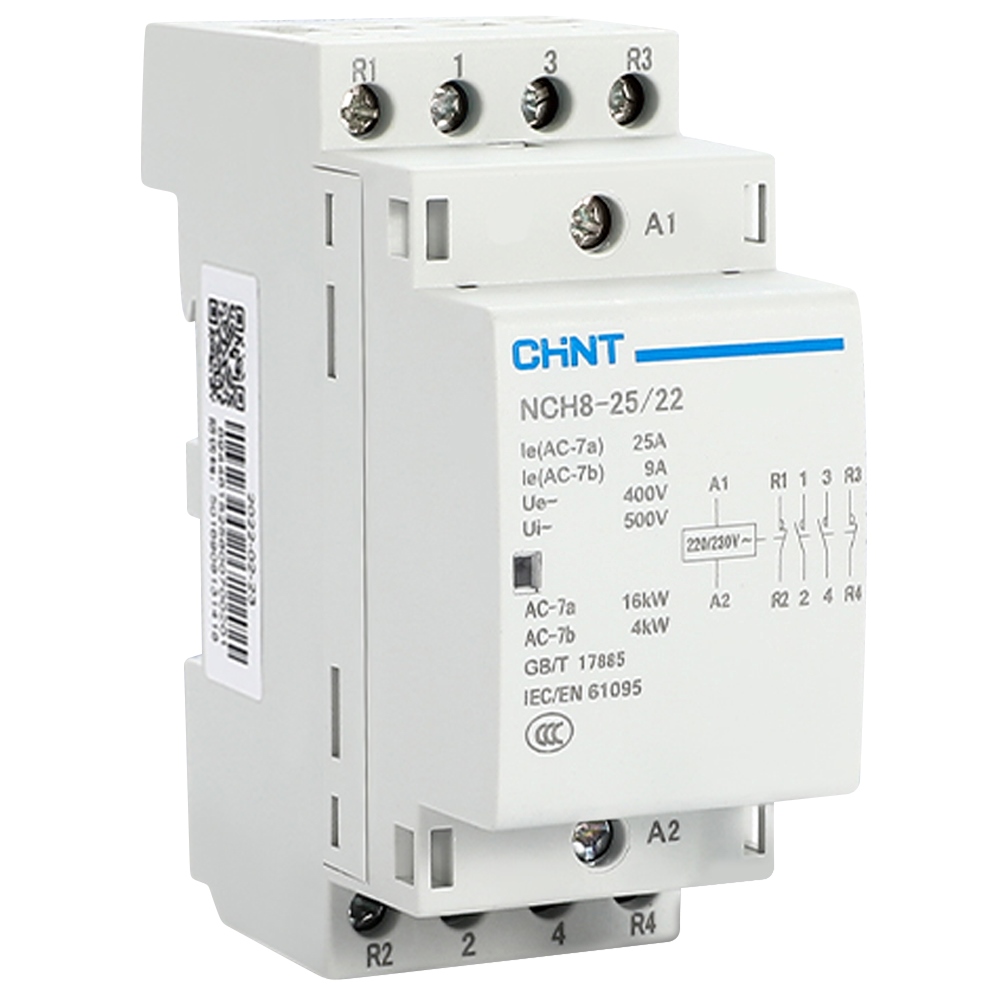 Contactor Modular NCH8-25/22 2NA+2NC 4X25A 220VAC Chint – Descuentos