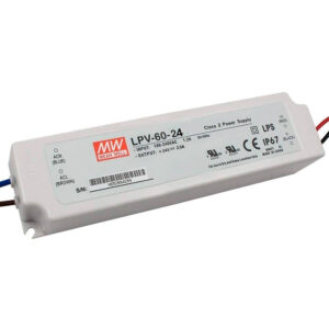 lpv-60-24 LPV-60-24 Fuente De Alimentacion Led 60W 12VDC 2.5A IP67 Mean Well