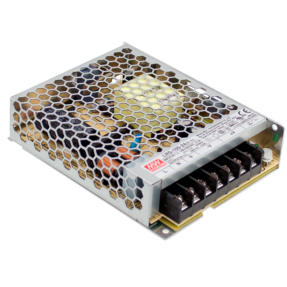 LRS-100-24 Fuente De Alimentacion Led 108W 24VDC 4.5A IP20 Mean Well – Descuentos