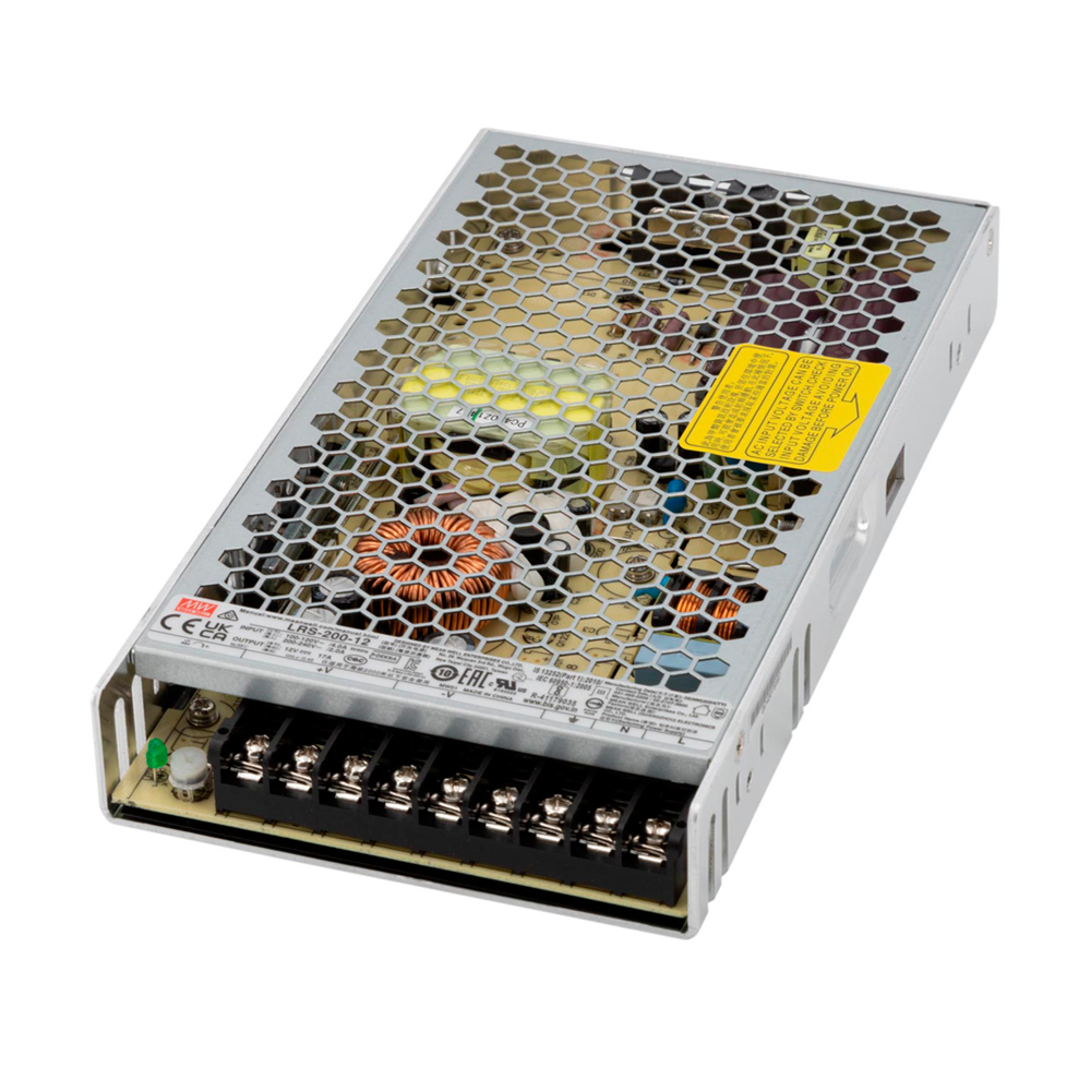 LRS-200-12 Fuente De Alimentacion Led 204W 12VDC 17A IP20 Mean Well – Descuentos