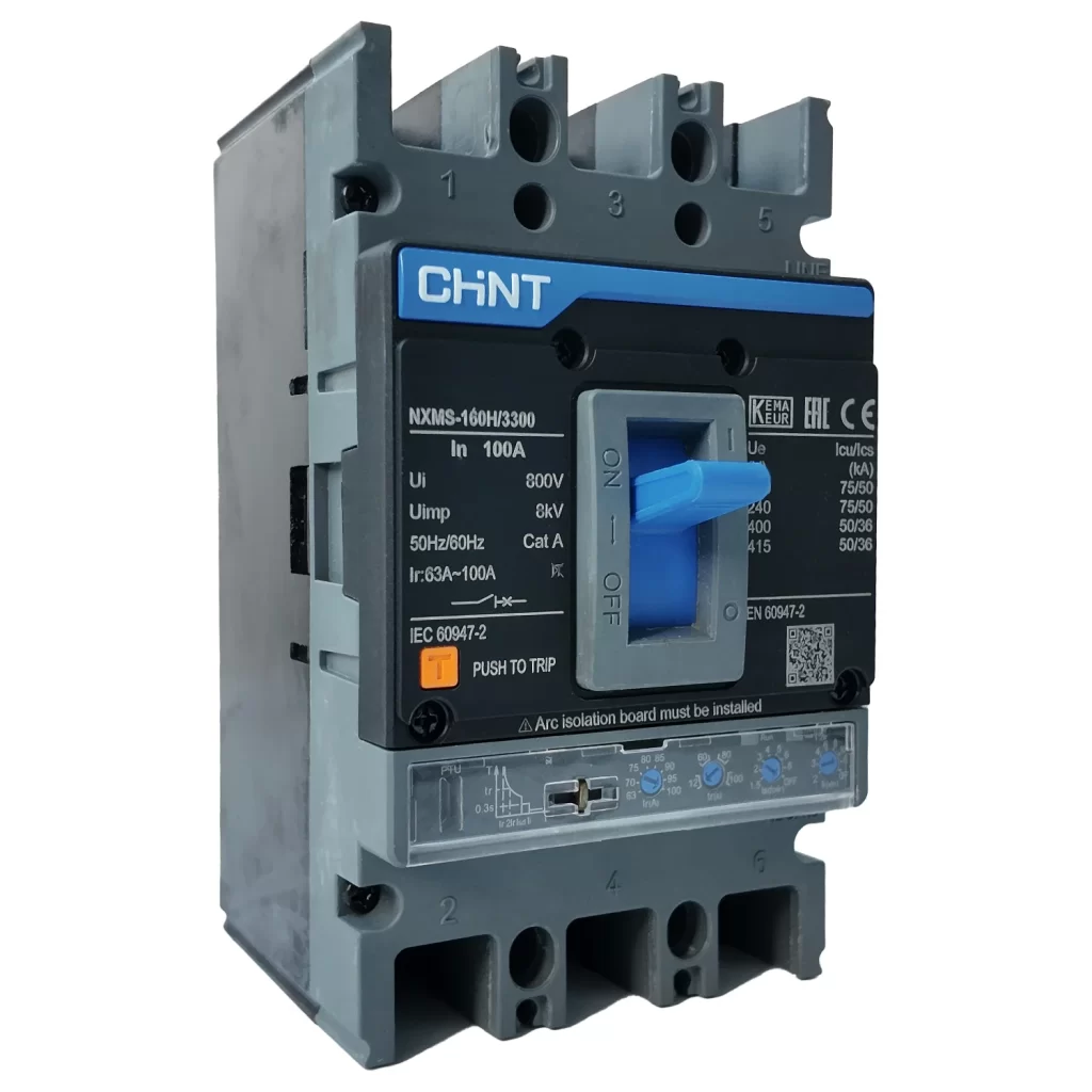 NXMS-160H 3P 100A Interruptor Regulable Electronico De Fuerza (0.5-1) 50kA-415V (50-100A) Chint – In