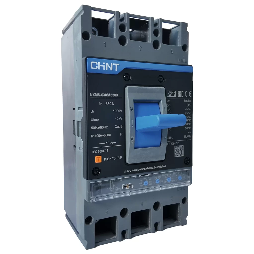 NXMS-630S 3P 630A Interruptor Regulable Electronico De Fuerza (0.5-1) 50kA-220V (315-630A) Chint – I