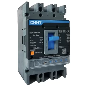NXMS 63A NXMS-160H 3P 63A Interruptor Regulable Electronico De Fuerza (0.5-1) 50kA-415V (31.5-63A) Chint