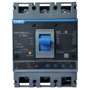 NXMS 800A NXMS-1000S 3P 800A Interruptor Regulable Electronico De Fuerza (0.5-1) 50kA-220V (400-800A) Chint