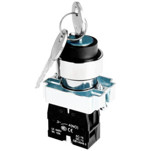 SELECTOR CON LLAVE1 Selector Con Llave 0-1 (Base Metalica) "1NO" LAY5-BG41 CNC